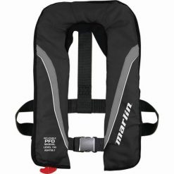 Boating And Fishing Life Jackets Marlin Australia Manual Inflatable Adult Explorer 150 PFD Black